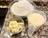 Foto del paso 1 de la receta: Pastel con cobertura de coco y leche condensada