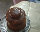 A picture of step 8 of Spongy Chocolate Cake.