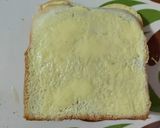 Foto langkah ke 3 dari resep Chocolate Cheese Almond Sandwich.