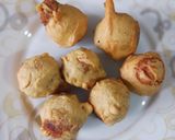 A picture of step 4 of Kela vada (Jain recipe).