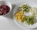 Foto langkah ke 1 dari resep Jjajang-myeon/bab Sauce 짜장면/밥 소스 | Nasi/mie Jjajang | Halal.