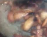 รูปขั้นตอนการทำที่ 10 ของ หมูหมักคั่วน้ำมัน