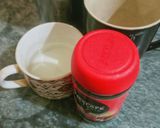 A picture of step 2 of Hand Beaten Fluffy creamy coffee.