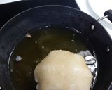 A picture of step 3 of Fennel and mint potato with poori.