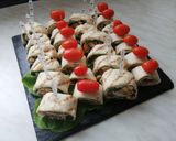 Roladki z tortilli krok przepisu 4 zdjęcie