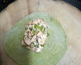 A picture of step 4 of Spinach And Tofu Paratha.