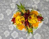 عکس مرحله 6 از دستور میوه آرایی آناناس 🍍