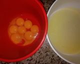 A picture of step 2 of Tres Leches Cake.