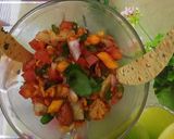 पापड़ चाट (Papad chaat recipe in hindi) रेसिपी चरण 2 फोटो