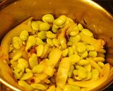 A picture of step 5 of Lima beans poricha koottu.
