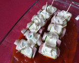 Foto del paso 3 de la receta: Rollitos de calabacín y bacon
