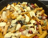 A picture of step 4 of Baked Pasta with Eggplant.