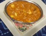 A picture of step 7 of Shahi paneer.