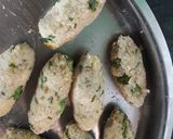 A picture of step 2 of Veg Kabab.