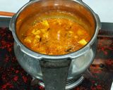 A picture of step 2 of Aloo Tamater Curry with Beetroot Puri.