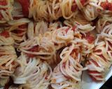 A picture of step 3 of Noodle wrapped chicken fritters.