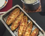 Foto del paso 4 de la receta: Pollo con vegetales al Horno y Plátanos gratinados con queso