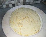 A picture of step 6 of Homemade shawarma bread.