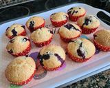 Áfonyás muffin recept fázis 8 fotója