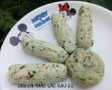Hình bước làm 4 của món Chả cá thác lác rau củ cho bé ăn dặm theo phương pháp BLW