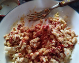 Foto del paso 2 de la receta: Pasta de huevo y pimiento morrón. Para sándwich o aperitivo