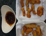 A picture of step 3 of Crispy Chicken Breasts with Honey Sauce.