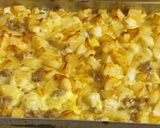 صورة لخطوة 5 من وصفة غراتان بطاطا 🥔 بكفتة الدجاج 🤤