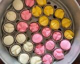 A picture of step 8 of Mimi's ขนมถ้วยฟู Tiny Chinese Cupcakes (Steamed).