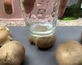 A picture of step 2 of Cheesy Smashed Potatoes.