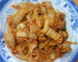Foto langkah ke 5 dari resep Tumis sawi putih + tempe.