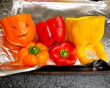 A picture of step 1 of Monster Stuffed Peppers.