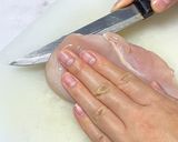 Foto langkah ke 1 dari resep Chicken Cordon Bleu Ekonomis.