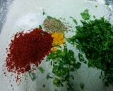 A picture of step 1 of Bajre ka masala sogra.