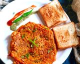 एगलेस वेज ऑमलेट(eggless veg omlette recepie in hindi) रेसिपी चरण 4 फोटो