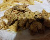 A picture of step 2 of Pizza fries.