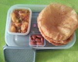A picture of step 9 of Masala Puri and Bhaji.