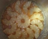 A picture of step 4 of Pineapple tarte tatin.