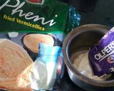 A picture of step 1 of Kunafa.