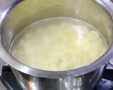 A picture of step 1 of Paneer pasta.