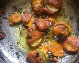 A picture of step 3 of Sponge gourd pakore.