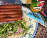 A picture of step 1 of Sausage pizza.