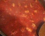 A picture of step 3 of Lily’s really easy Meatball Pasta.