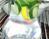 صورة لخطوة 4 من وصفة ماء بليمون 🍋والنعناع🌿 والخيار