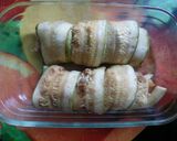 Foto del paso 3 de la receta: Zapallito italiano relleno de pollo con zanahorias, gratinados
