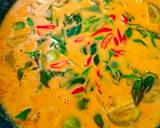 แกงเผ็ดกะทิมะเขือเปราะใส่หมูสามชั้น วิธีทำสูตร 4 รูป