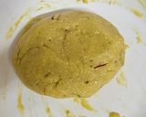 A picture of step 1 of Instant kesar pista modak.