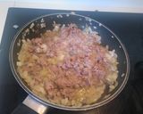 Foto del paso 2 de la receta: Arroz blanco con berenjenas, carne y un toque de curry