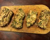 A picture of step 4 of 350. California Farm Pate with Spinach.