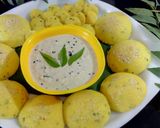 A picture of step 15 of Instant Rava Idli with Coconut Chatani.