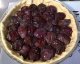 Une image de l'étape 5 de Tarte aux prunes crème prune vanille.